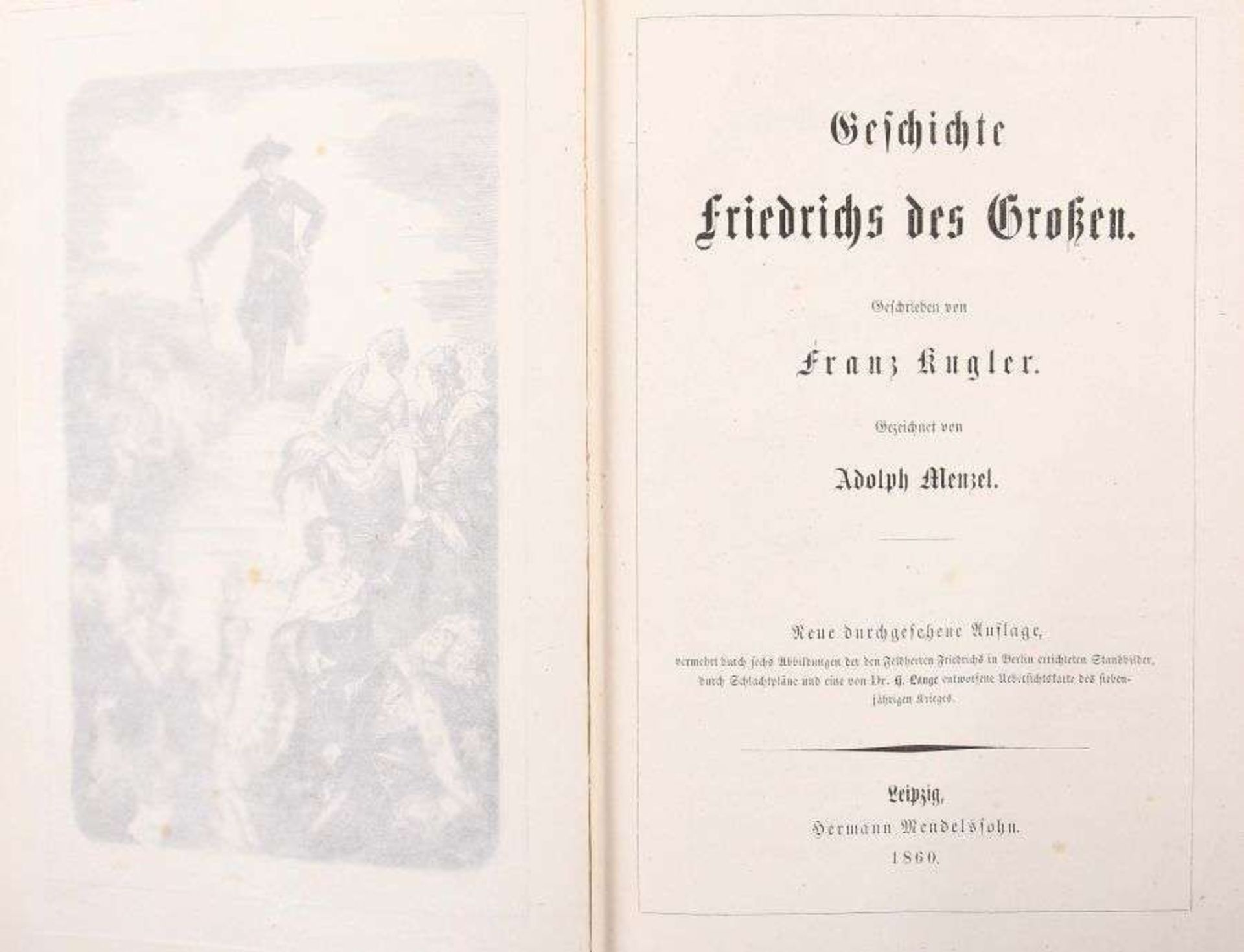 3 Bücher Friedrich der Große Fridericus Rex, ein Heldenleben, von Hermann Petersdorff, Berlin, - Bild 3 aus 4