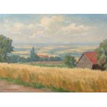 Reserve: 100 EUR        Hirsching, August Unterheimbach/Weinsberg 1889 - 1962, Landschaftsmaler. "