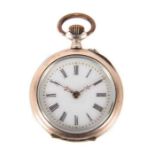 Reserve: 50 EUR        Damentaschenuhr Ende 19./Anfang 20. Jh., Silber 800/part. vergoldet,