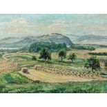 Reserve: 300 EUR        Derrer, Otto Geb. 1922, ansässig in Bern. "Sommerlandschaft zwischen