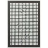 Reserve: 250 EUR        Vasarely, Victor Pécz 1906 - 1997 Paris, Maler und Grafiker. "Weiße Quadrate