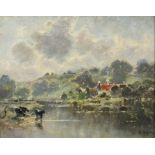 Reserve: 300 EUR        Heffner, Karl 1849 - 1925, Landschaftsmaler, Schüler von J. N. Otto und