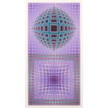 Reserve: 400 EUR        Vasarely, Victor Pécz 1906 - 1997 Paris, Maler und Grafiker. "Geometrische