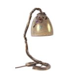 Reserve: 500 EUR        Tischlampe La Verrerie de Biot, Biot Frankreich um 1977, Gestell aus