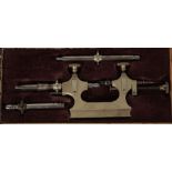 Zapfenrollierstuhl Fa. Rappel/Schweiz, um 1900, Uhrmacherwerkzeug, Handbetrieb, Konstruktion aus