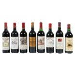 Konvolut französischer Rotwein 1982-1994, 8 Flaschen: Chateau Dauzac, Margaux Grand Cru; Chateau