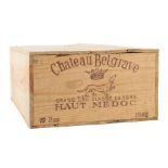 1 Kiste Chateau Belgrave 1982, Grand Cru Classé en 1855, Haut Medoc, insgesamt 12 Flaschen à 0,75 l.