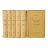 Hauptmann, Gerhart Gesammelte Werke, Volksausgabe in 6 Bänden, Berlin, Fischer, 1912, Leinenband,