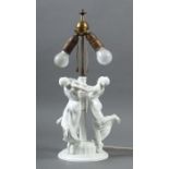 Himmelstoß, Karl 1878 - 1967. Tischlampe "Festreigen", E: 1913, A: Rosenthal, Kunstabteilung,