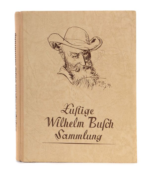Lustige Wilhelm-Busch-Sammlung München, Braun & Schneider, o.J., Porträt des Dichters mit