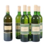 6 Flaschen Numero 1 1988/93, Dourthe, Bordeaux, mis en bouteille par Dourthe fréres, 0,75 l, 12,5%