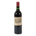 Chateau Lafite-Rothschild 1980, Pauillac, mis en bouteilles au château, 0,75 l. Füllstand: Normal-