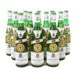 12 Flaschen Durbacher Schloß Grohl 1985, Klingelberger Riesling trocken, Kabinett,