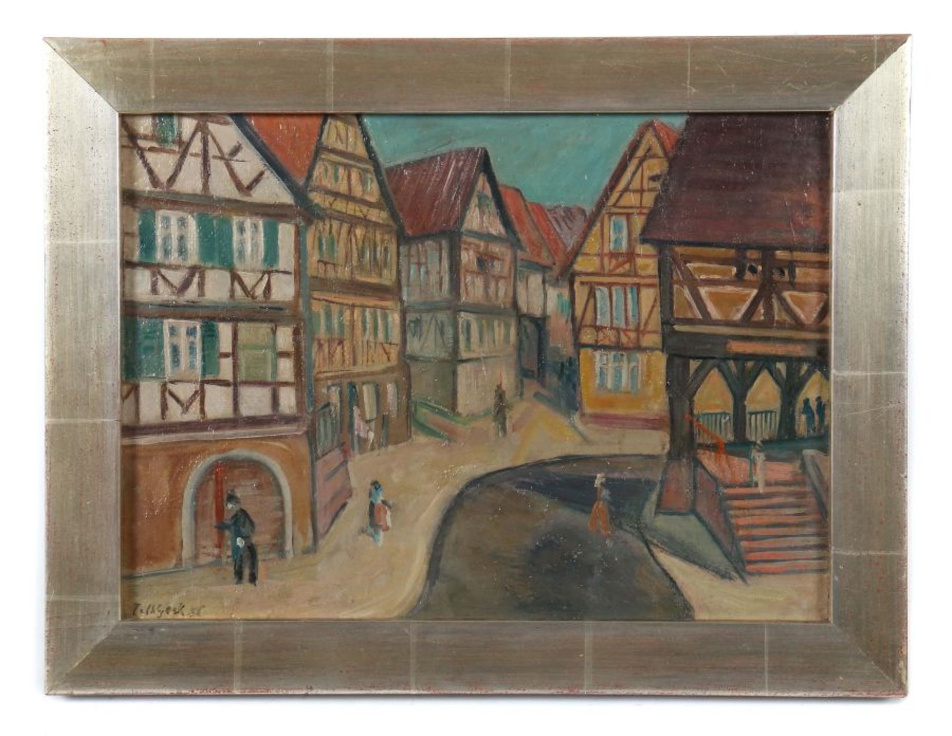 Geck, Tell Offenburg 1894 - 1986 Stuttgart, Schüler von Altherr an der Akad. Stuttgart, Maler und - Bild 2 aus 3