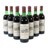 10 Flaschen Château Genibon Blanchereau 1982, Côtes de Bourg, M. Sudre, mis en bouteille au chateau,