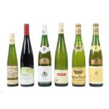 Konvolut Elsässer Wein 1988-2000, 6 Flaschen: 1x Gustave Lorentz, Gewürztraminer Reserve, 12,5%