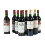 Konvolut Bordeaux 1985-89, best. aus 10 Flaschen: 5x Chateau Noriou Lalibarde ('85), 3x Chateau