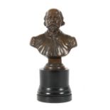 Köhler, Albert Bildhauer der 2. Hälfte des 19. Jh.. "Portätbüste des Herrn D. Köhler", Bronze,