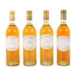 4 Flaschen Chateau Raymond-Lafon 1973/1976, Sauternes, Pierre Meslier, mis en bouteille 0,73 l,