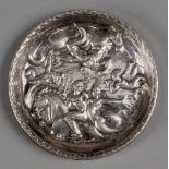 A BOTTLE COASTER Sweden, 20th century Silver with antique representation of Gods in the relief,