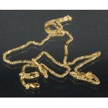 GOLDENE HALSKETTE333/000 Gelbgold. L.80cm, ca. 17,76gAufrufpreis: 140 EUR

A GOLD NECKLACE8ct yellow