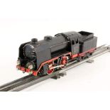 MÄRKLIN DAMPFLOK MIT TENDER1930 - 1954 Spur 0, Elektroantrieb. Gemarkt: Märklin Germany. L.