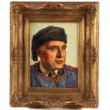 JOSSEN, JOSEFDüsseldorf 1895 Bauernportrait. Öl/Lwd., signiert. 24,5x18,5cm, Ra.Aufrufpreis: 50 EUR