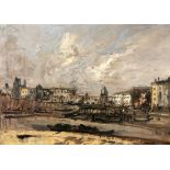 DUFEU, EDOUARD Marseille 1840 - 1900 Grasse Paris, le Pont de l'Estacade. Öl/Lwd., signiert.