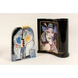 DREI PICASSO VASENArtis Orbis Goebel Aus der Marina Picasso Collection. Porzellan mit farbigen