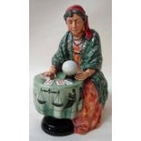 A Royal Doulton figure modelled as Fortune Teller, number HN2159, copyright 1954, 17cm high