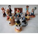 A Beswick pottery ten piece Cat Band including Fat Cat, Calypso Kitten, Purrfect Pitch,