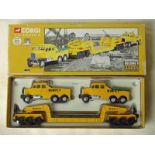 Corgi Classics 17702, Wimpey, two Scammell Constructor and twenty-four wheel Girder Trailer, plus