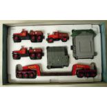 Corgi Classics 310009, Wynns, two Diamond T Ballast, 24 wheel Girder Trailer with Boiler Loads and