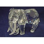 A Swarovski crystal model Annual Edition 1993, Inspiration Africa - The Elephant, original box