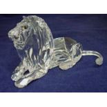 A Swarovski crystal model Annual Edition 1995, Inspiration Africa - Lion, original box