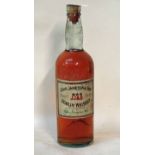 John Jameson and Son, JJ and S Dublin Whisky, one bottle number E804803 circa 1920 level to base