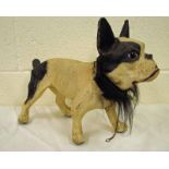 An early papier mache model of a Boston Terrier, possibly by Roulets et Decamps, circa 1880,