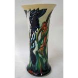 An early 21st century Moorcroft Pottery vase of trumpet form, designed by Philip Gibson in the