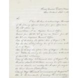 A CIVIL WAR AUTOGRAPH LETTER, SIGNED BY ROBERT E. LEE, COMMANDER OF THE CONFEDERATE ARMIES, DATED