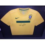 Signed Framed Ronaldo Shirt donated by Nike Global and Robbie Ellliott