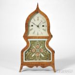 Forestville Mfg. Company Rosewood Veneered Acorn Clock, Bristol, Connecticut, c. 1850, with