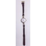 A 9 carat gold Cyma ladies wrist watch