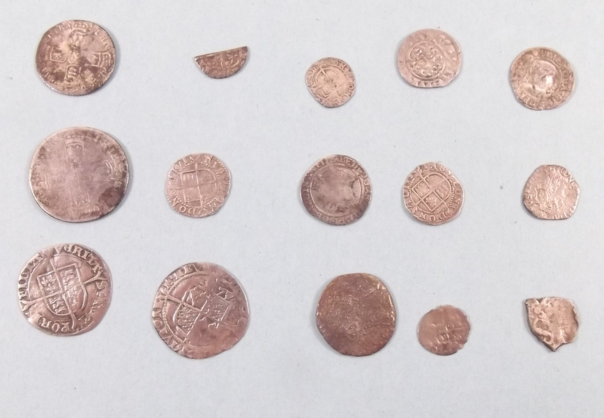 A collection of silver hammered coinage and two milled George II hammered coins including - Image 2 of 2