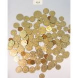 A tray of pre-decimal sixpences, shillings, two shillings, halfcrown 1947-1967 plus decimal 1/2