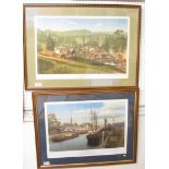 Eric Bottomley - Limited Edition print 'Loading Forest Coal' Lydney Docks and 'Summer in the