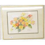 Sue Ellen Wilder - watercolour flowers - 26 x 36cm