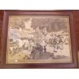 Paul Hey - lithograph - Adoration of the Kings, signed in pencil - 38 x 53cm