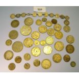 A quantity of European silver coinage - approx 100g silver