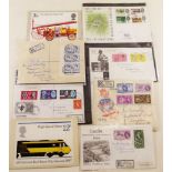 GB FDC's - 1949 UPU, 1957 46th Parl (block of 6 on plain cover), 1960 GLO, 1962 NPY, 1963 FFH,