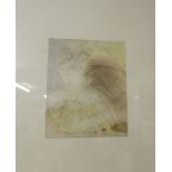 George O'Brien - watercolour two figures - 20 x 16cm